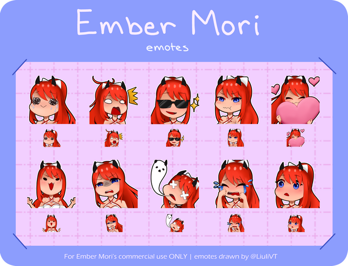 Ember Mori Emotes